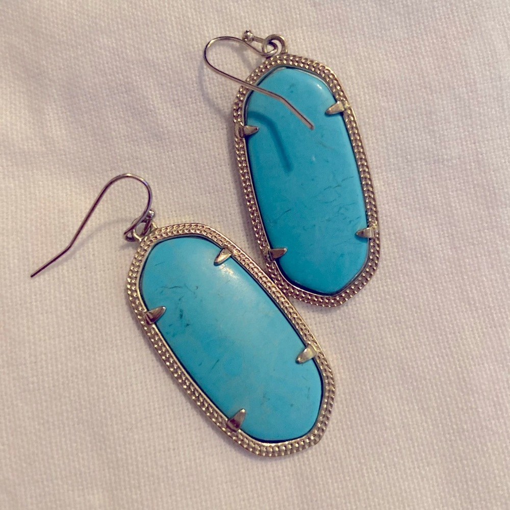 Kendra Scott Turquoise Elle Earrings